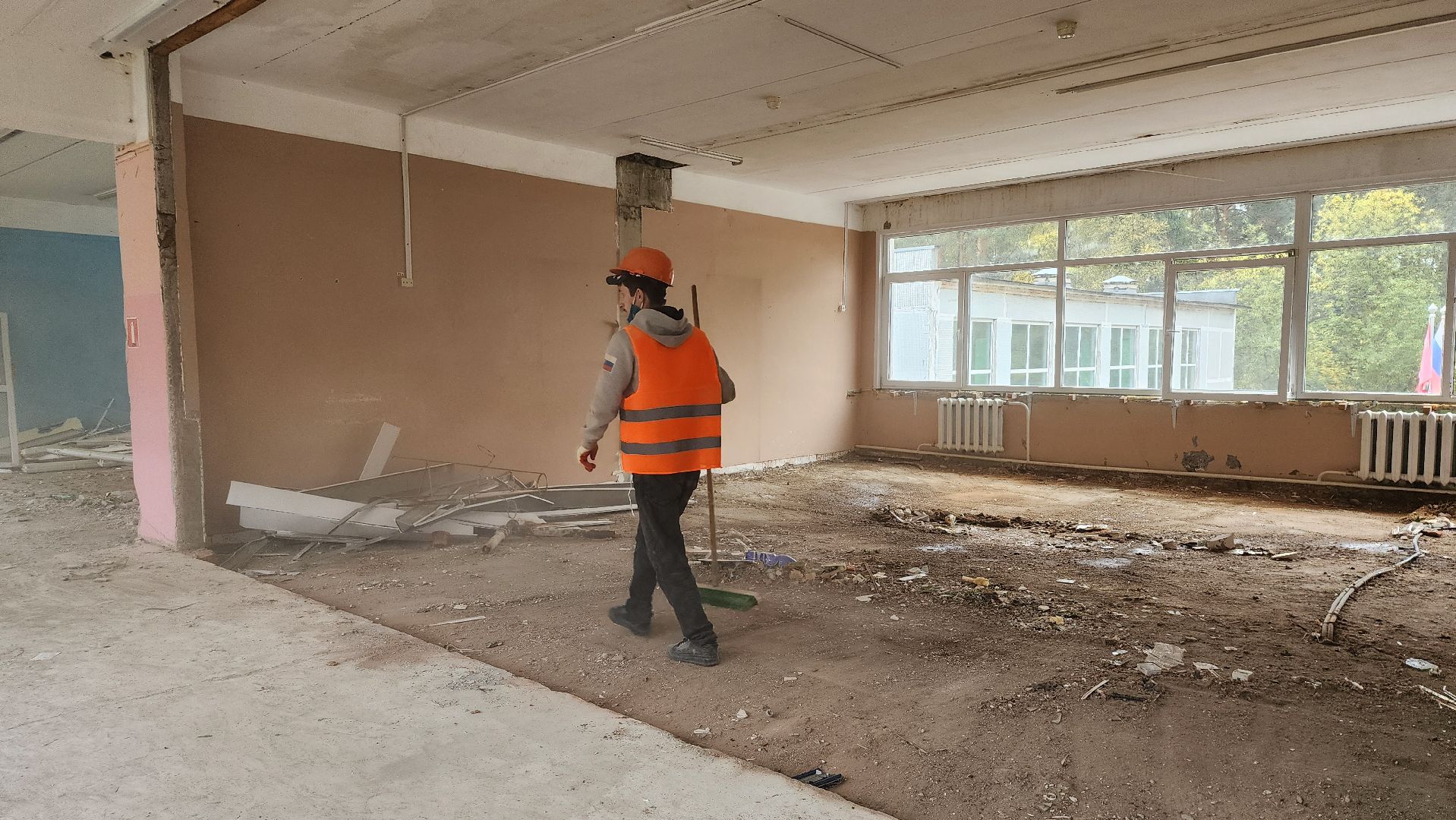 капитальный ремонт, ремонт школы, образование, поселок Зеленый, Богородский городской округ,