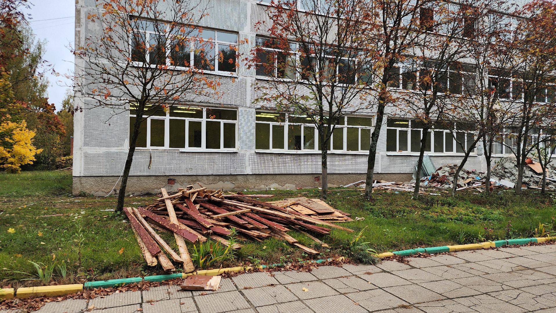 капитальный ремонт, ремонт школы, образование, поселок Зеленый, Богородский городской округ,