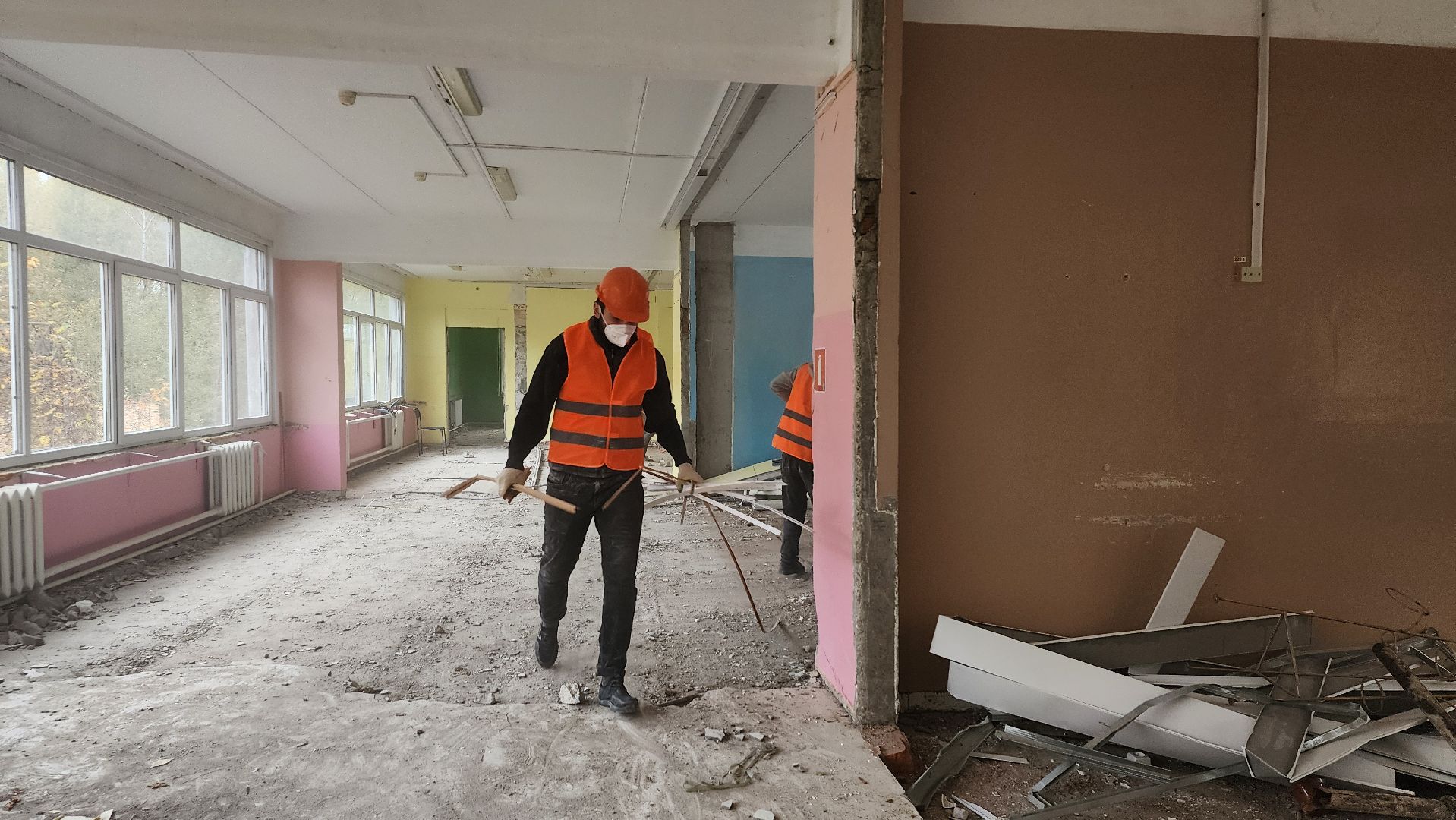 капитальный ремонт, ремонт школы, образование, поселок Зеленый, Богородский городской округ,