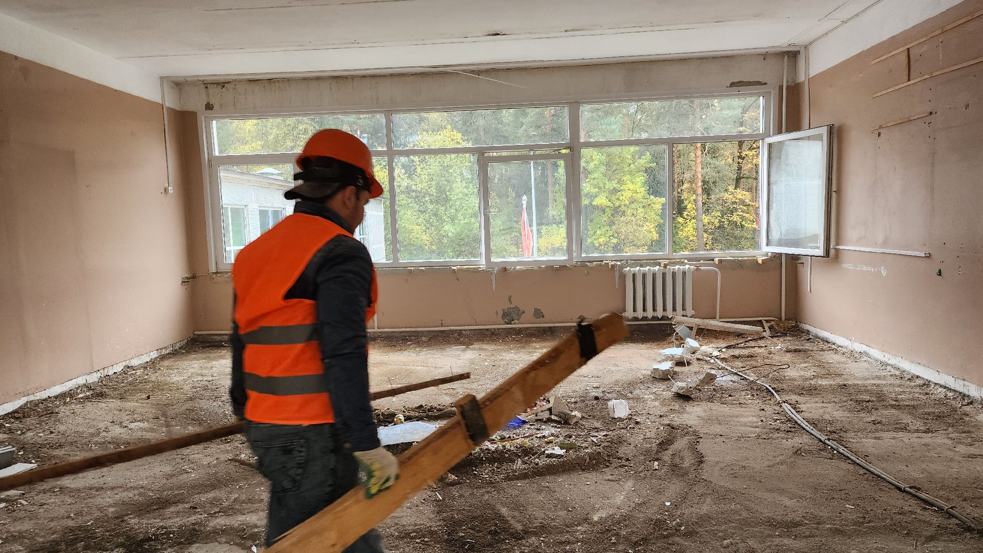 капитальный ремонт, ремонт школы, образование, поселок Зеленый, Богородский городской округ,