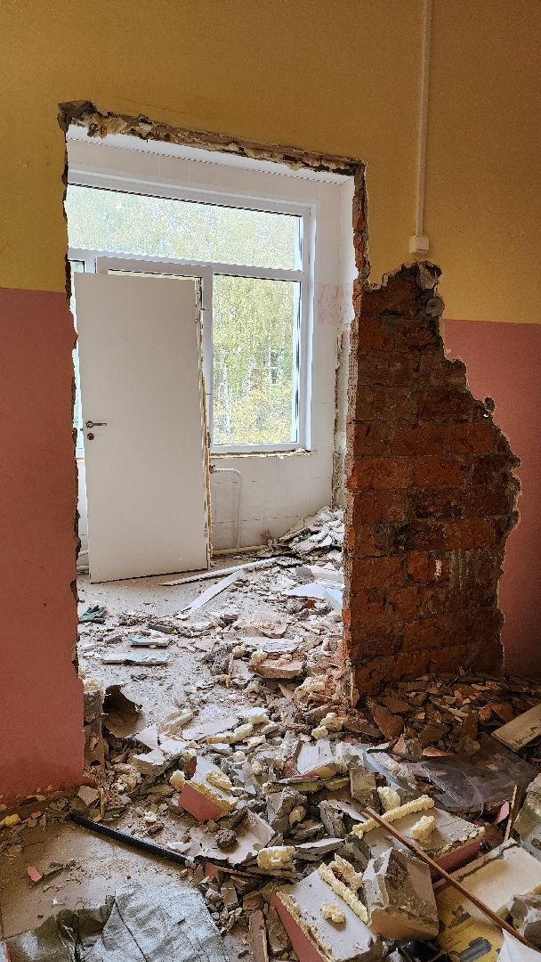 капитальный ремонт, ремонт школы, образование, поселок Зеленый, Богородский городской округ,