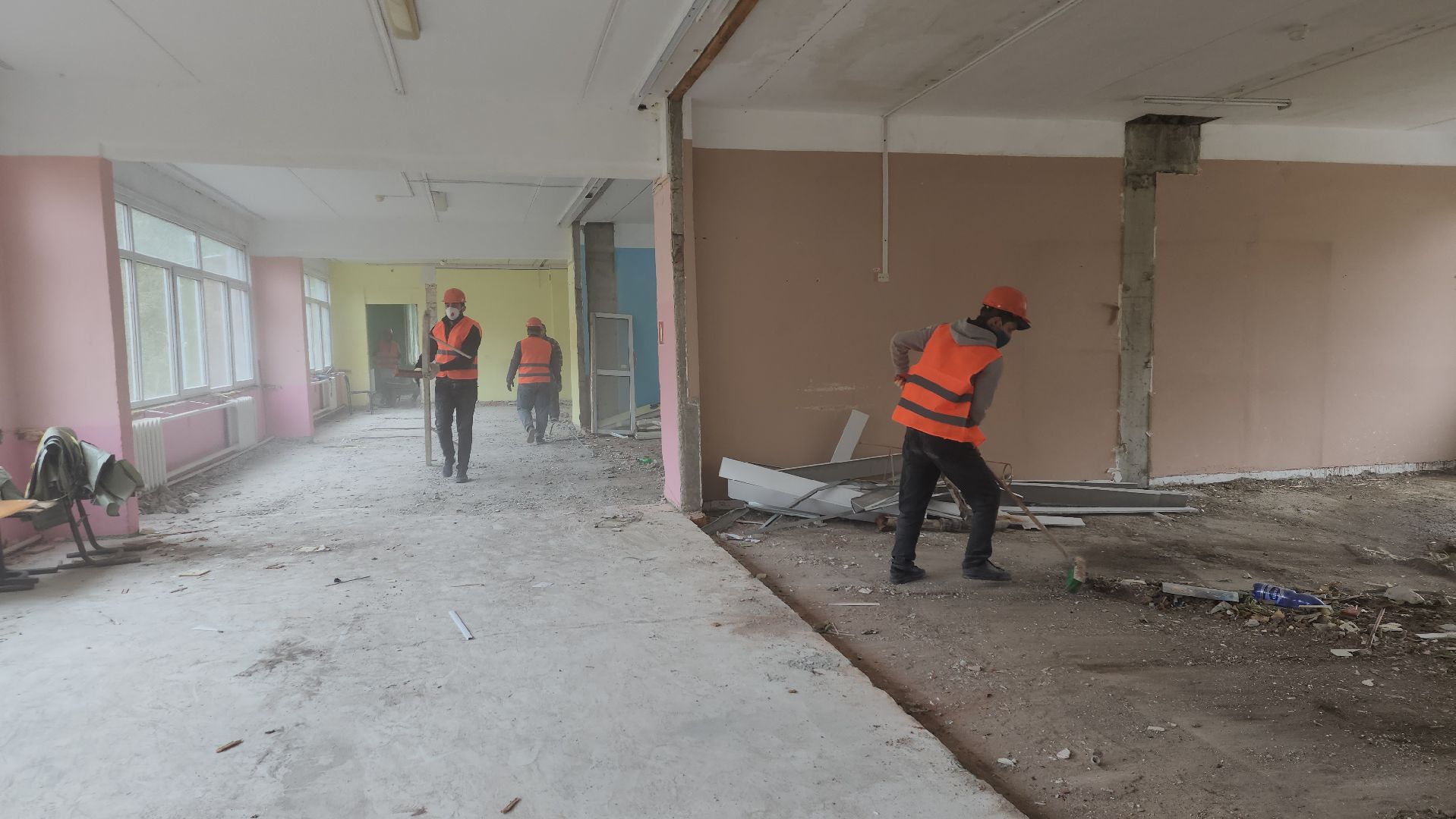 капитальный ремонт, ремонт школы, образование, поселок Зеленый, Богородский городской округ,