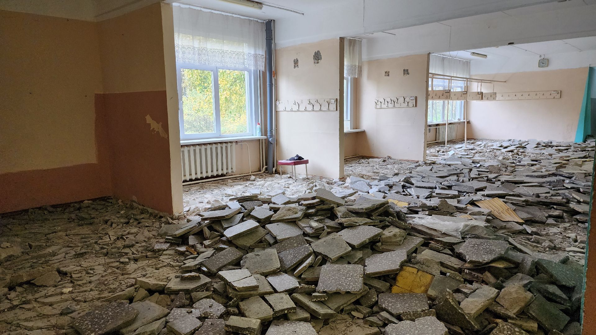 капитальный ремонт, ремонт школы, образование, поселок Зеленый, Богородский городской округ,