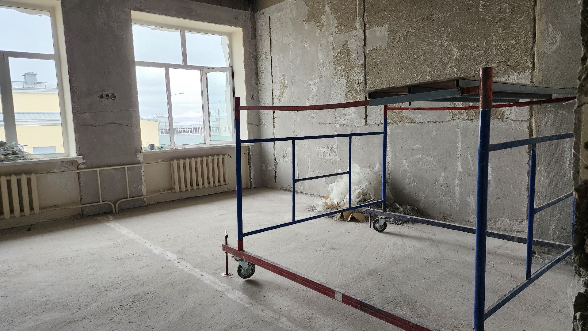 капитальный ремонт, ремонт школы, центр образования, поселок Обухово, Богородский городской округ,