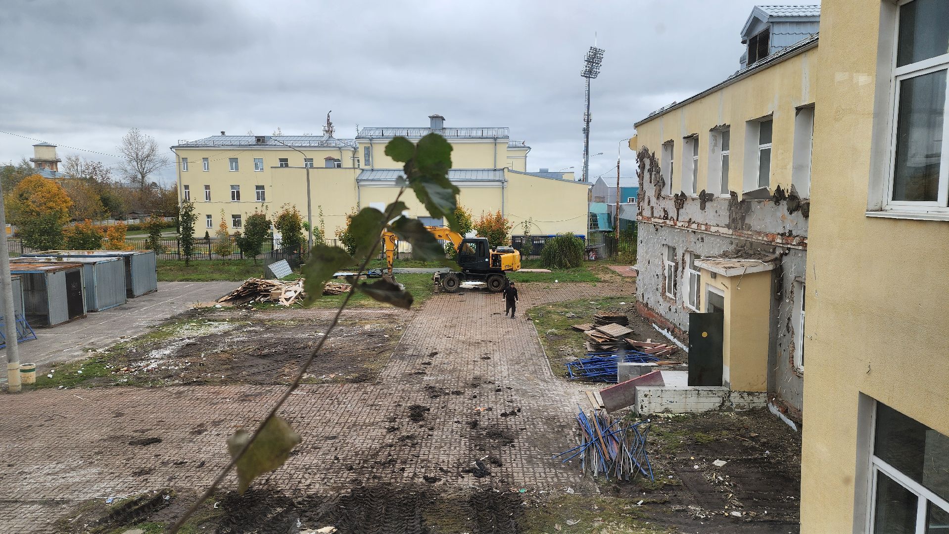 капитальный ремонт, ремонт школы, центр образования, поселок Обухово, Богородский городской округ,