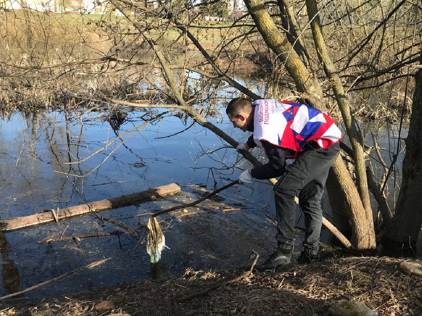 волонтеры, Коломна, уборка