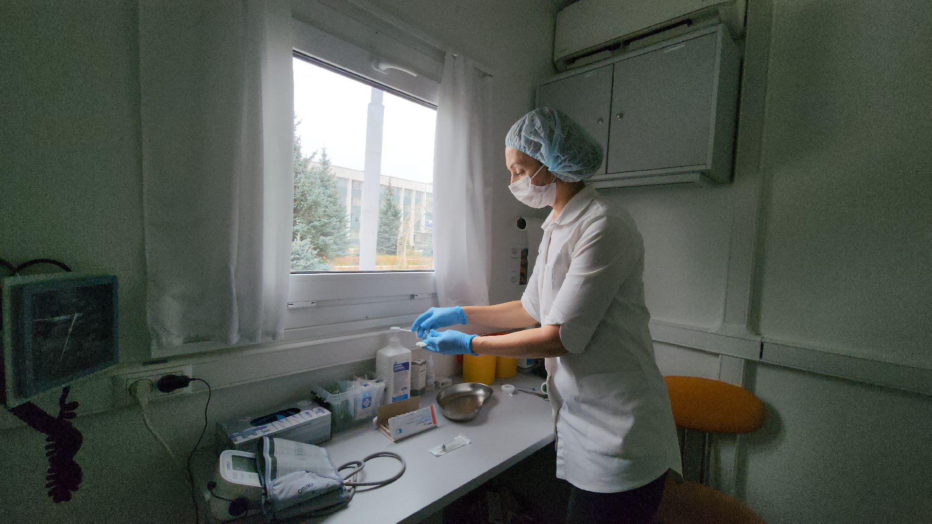 одинцово, вакцинация, мобильный пункт вакцинации,