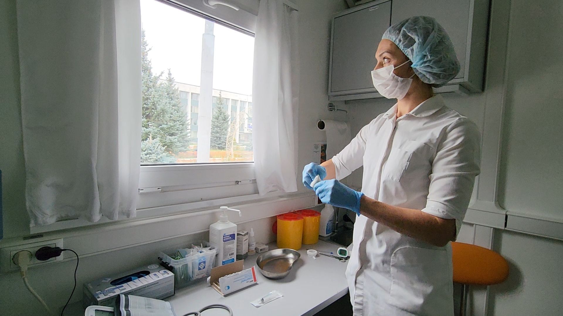 одинцово, вакцинация, мобильный пункт вакцинации,