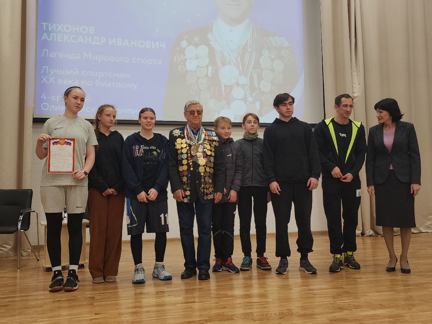 звезды спорта, встречи со школьниками, биатлон,