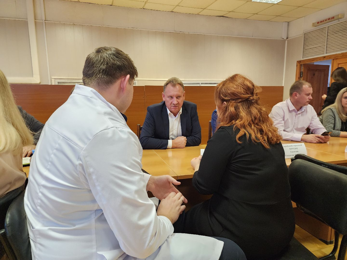 Зарайск, выездная администрация, городская больница,