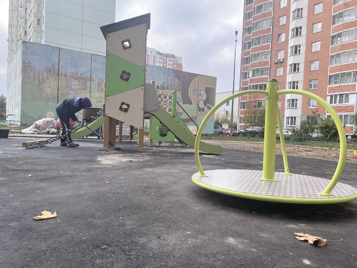 Балашиха, Подмосковье, модернизация детских игровых площадок, безопасное покрытие,благоустройство дворовой территории,