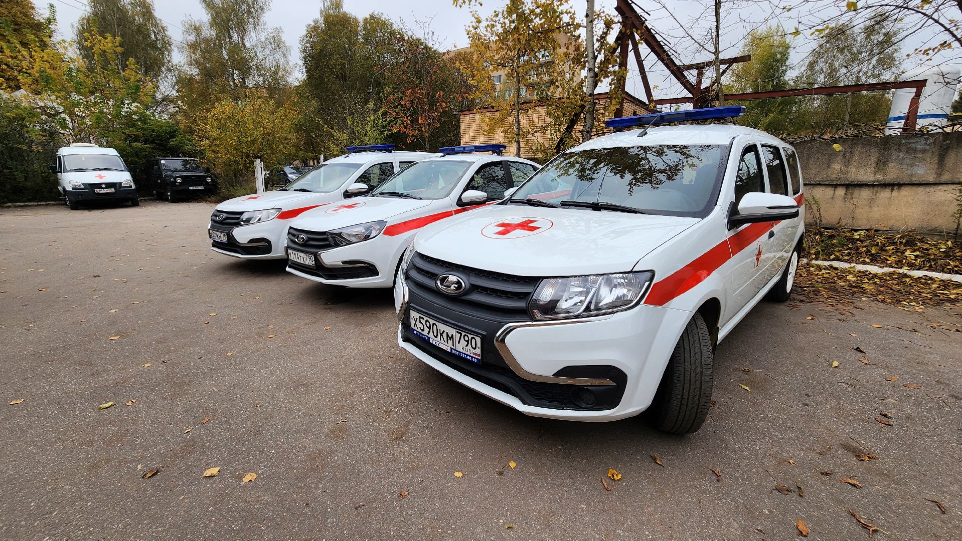 Солнечногорск, Солнечногорская больница, автопарк, новые машины,