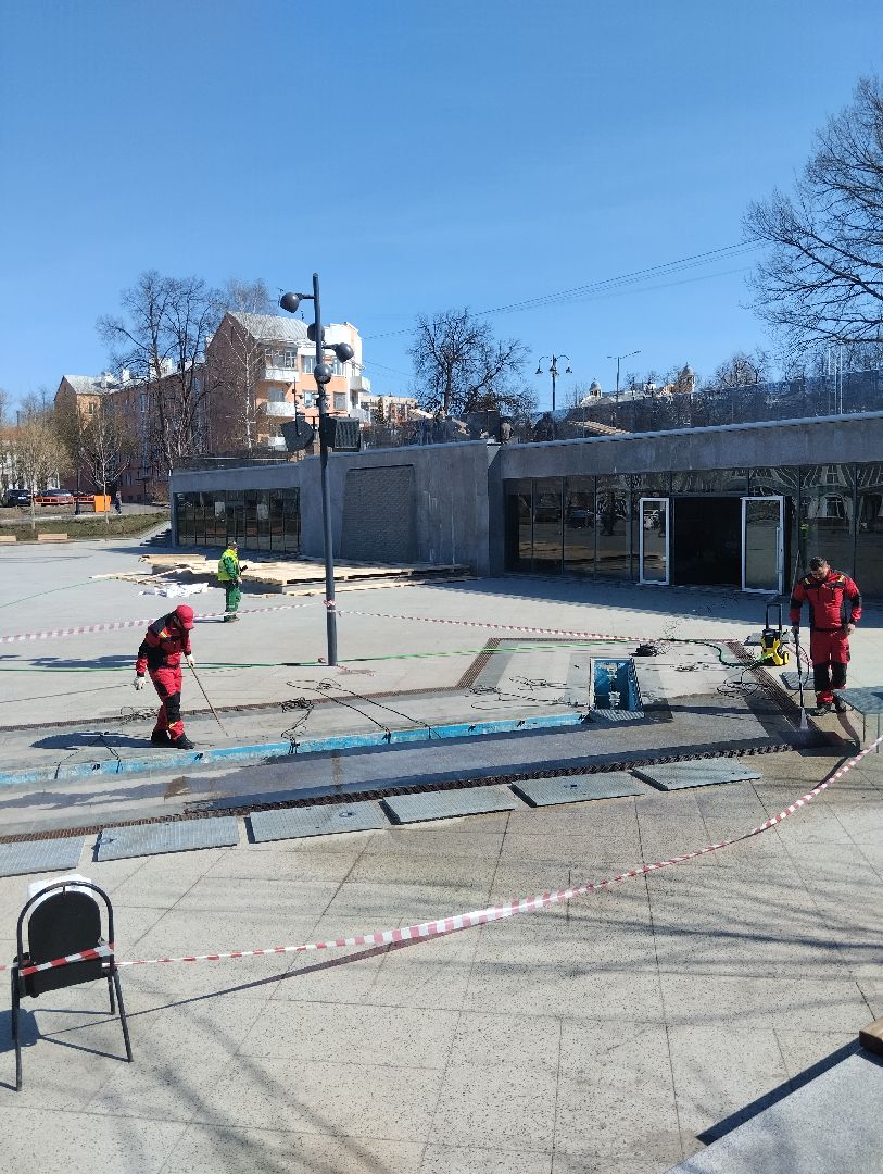 Фонтанная площадь, фонтан, расконсервация, Ногинск, Богородский городской округ, благоустройство