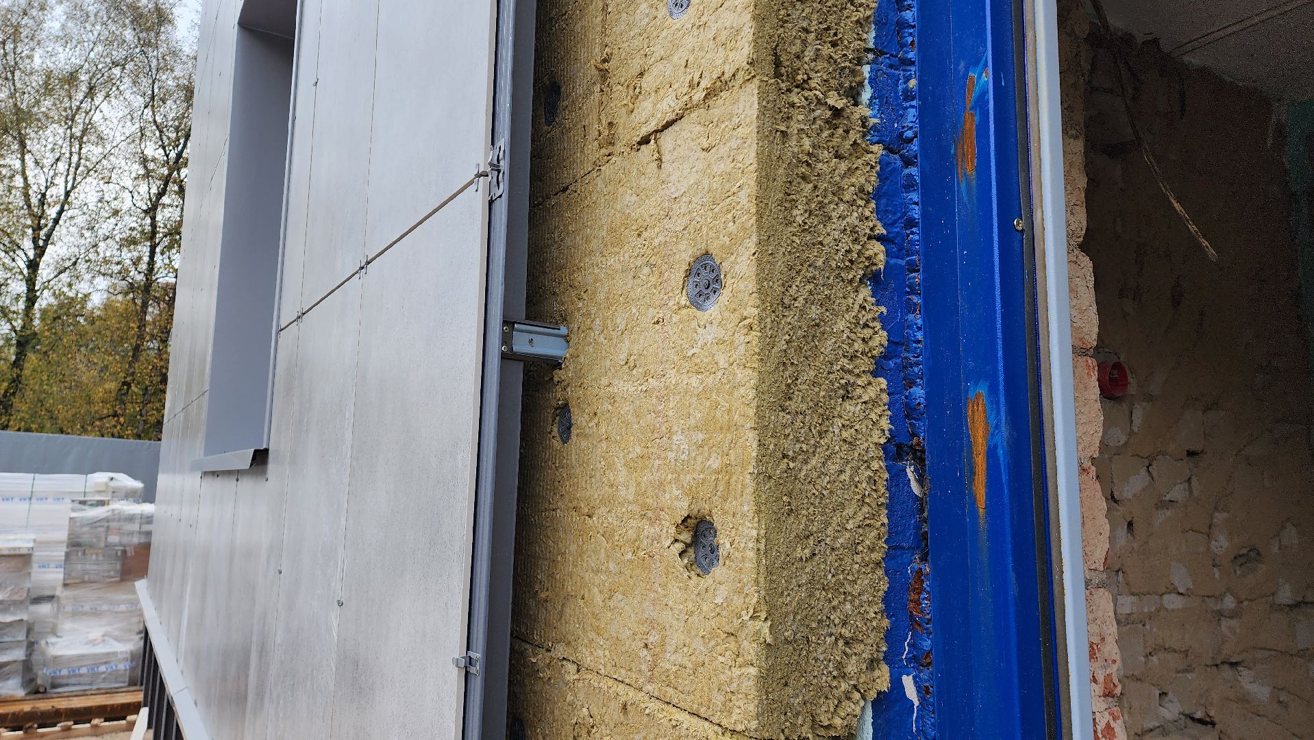 ремонт школы, Лобня, Фасад,