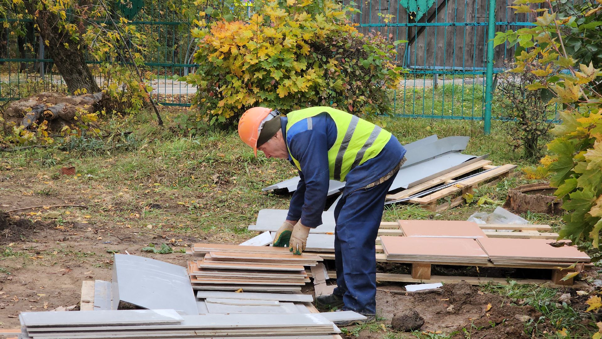 ремонт школы, Лобня, Фасад,