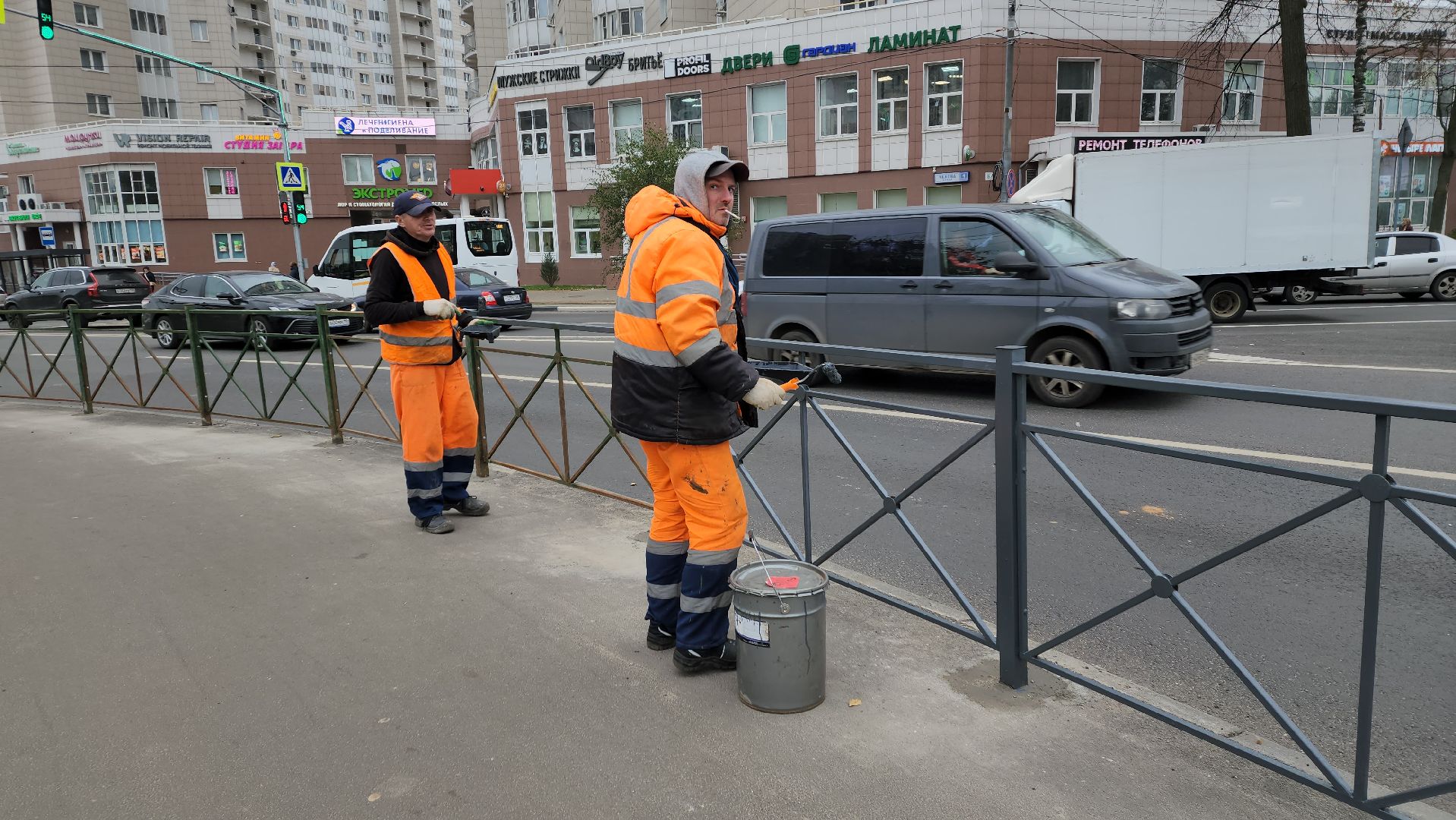 пушкино, дороги, ограждение, жители, дорога, тротуар,