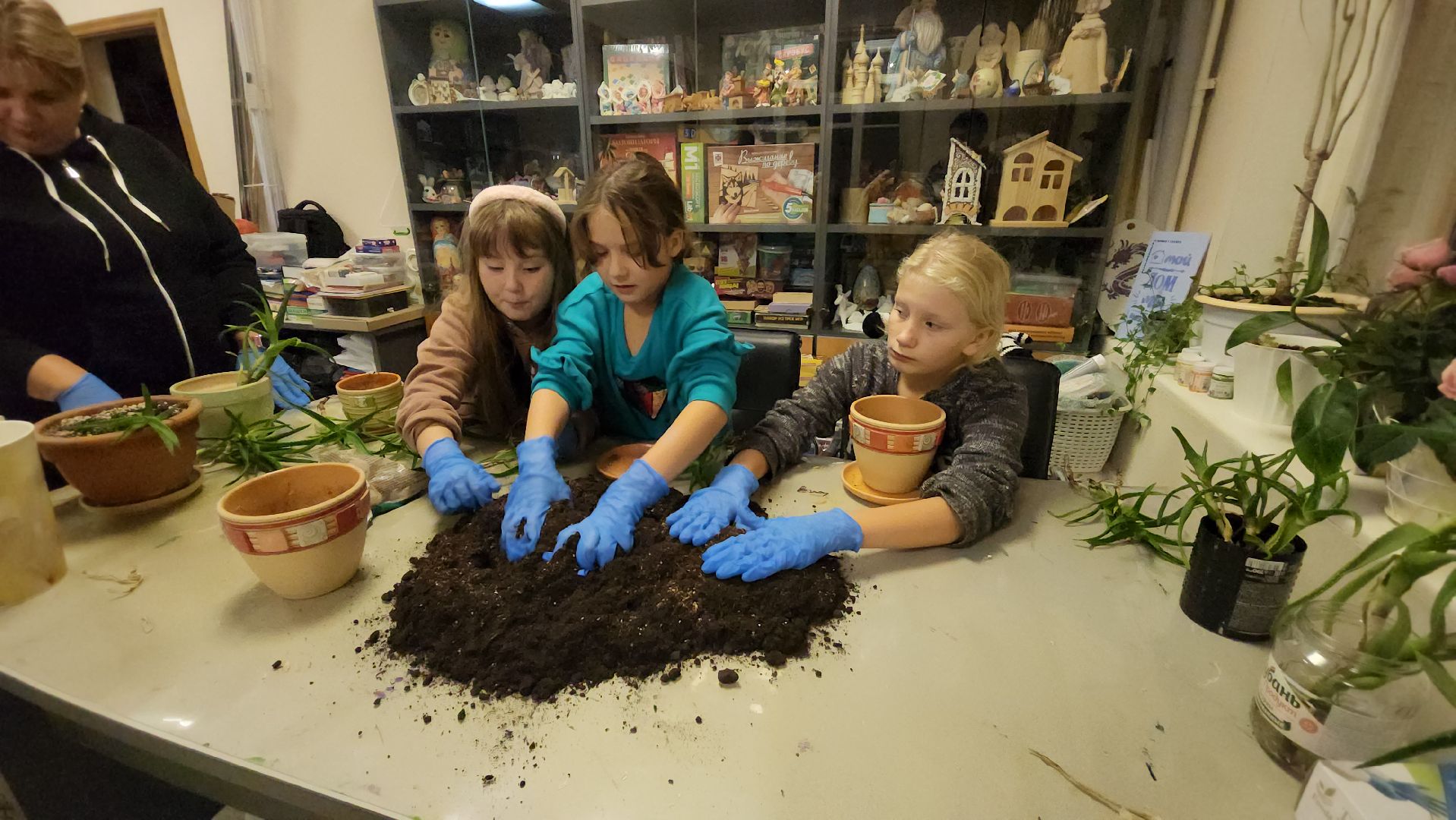 пушкино, многодетные мамы, занятия с детьми, растения, социальная поддержка, детский досуг,