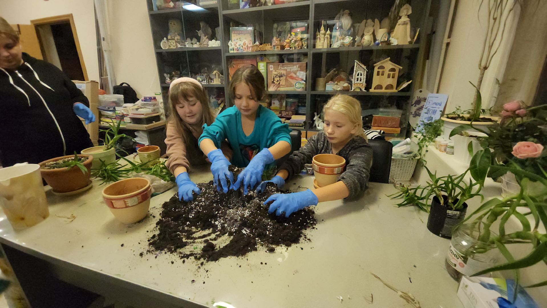 пушкино, многодетные мамы, занятия с детьми, растения, социальная поддержка, детский досуг,