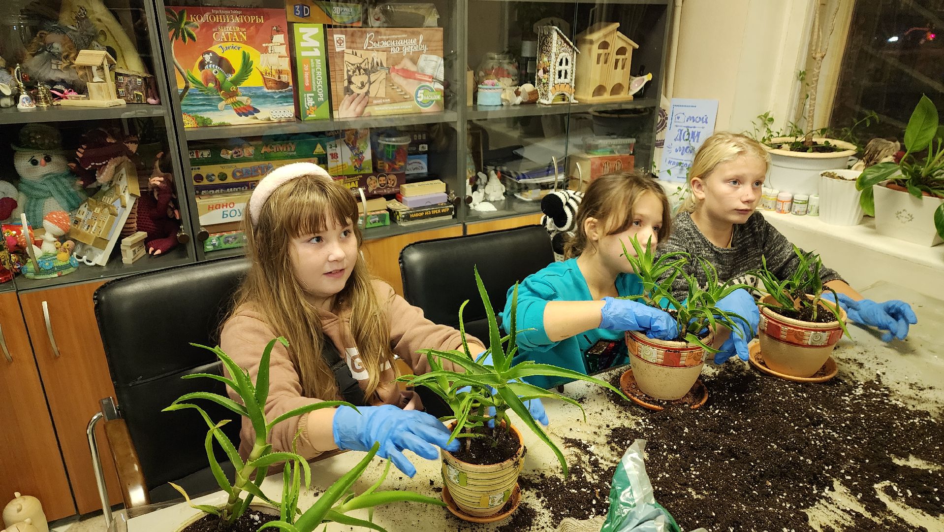 пушкино, многодетные мамы, занятия с детьми, растения, социальная поддержка, детский досуг,
