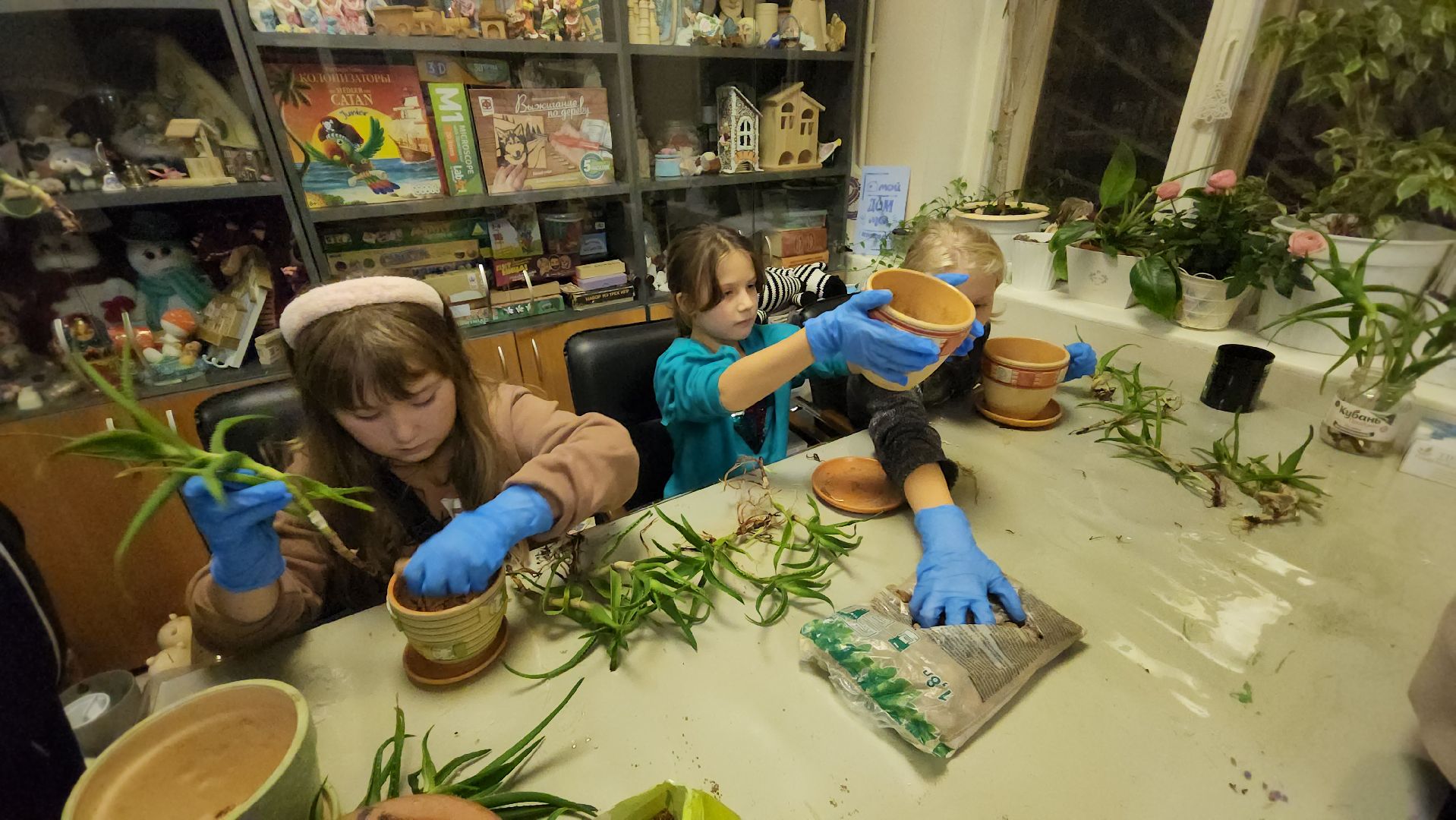 пушкино, многодетные мамы, занятия с детьми, растения, социальная поддержка, детский досуг,