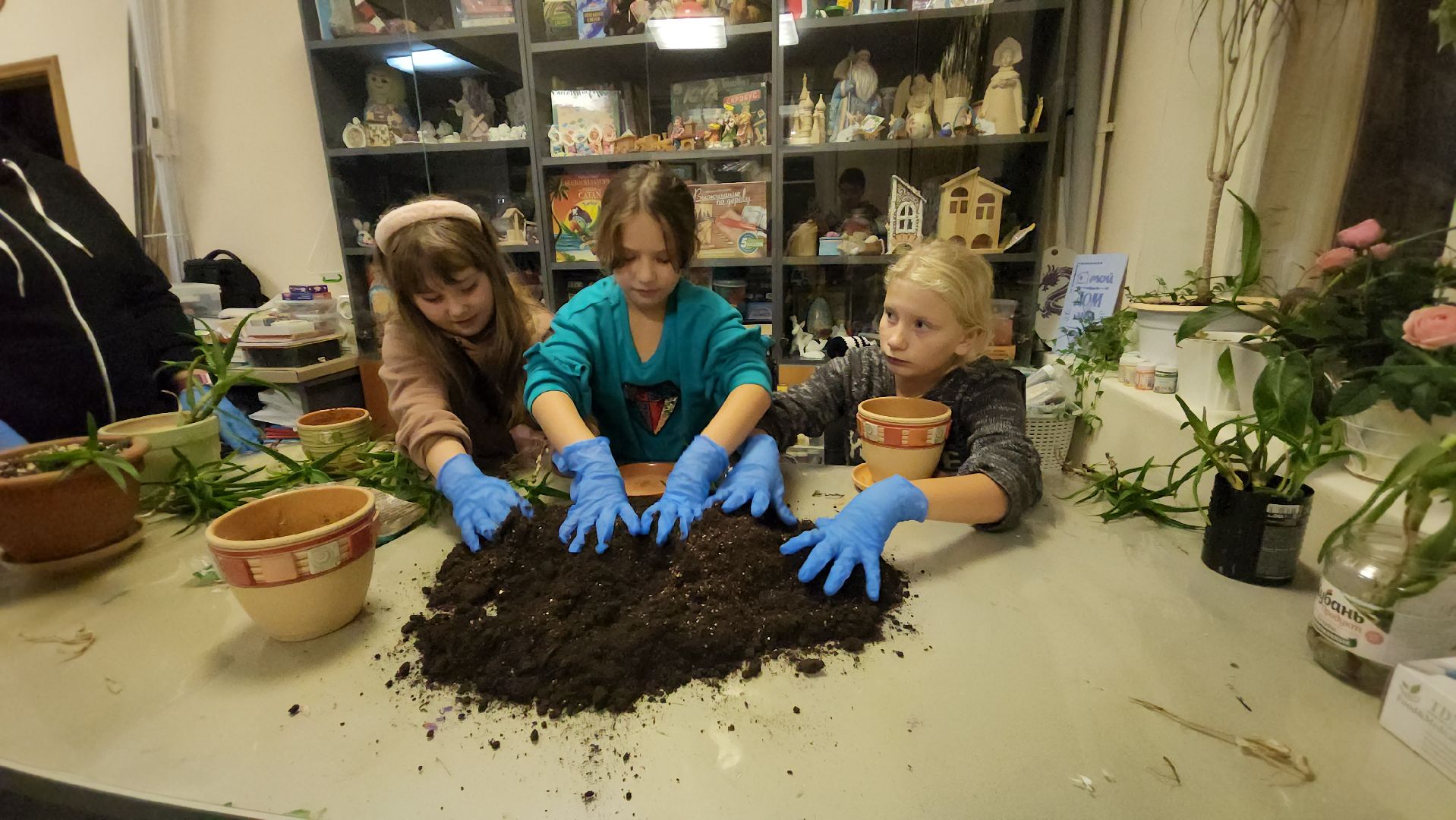 пушкино, многодетные мамы, занятия с детьми, растения, социальная поддержка, детский досуг,