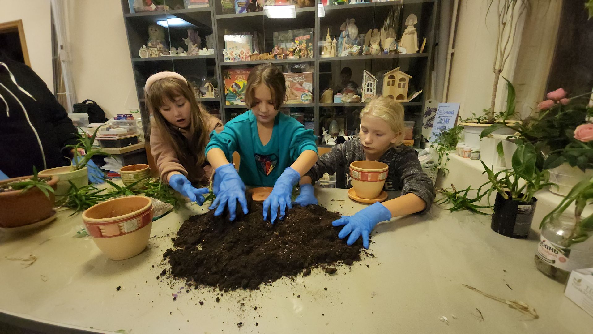 пушкино, многодетные мамы, занятия с детьми, растения, социальная поддержка, детский досуг,