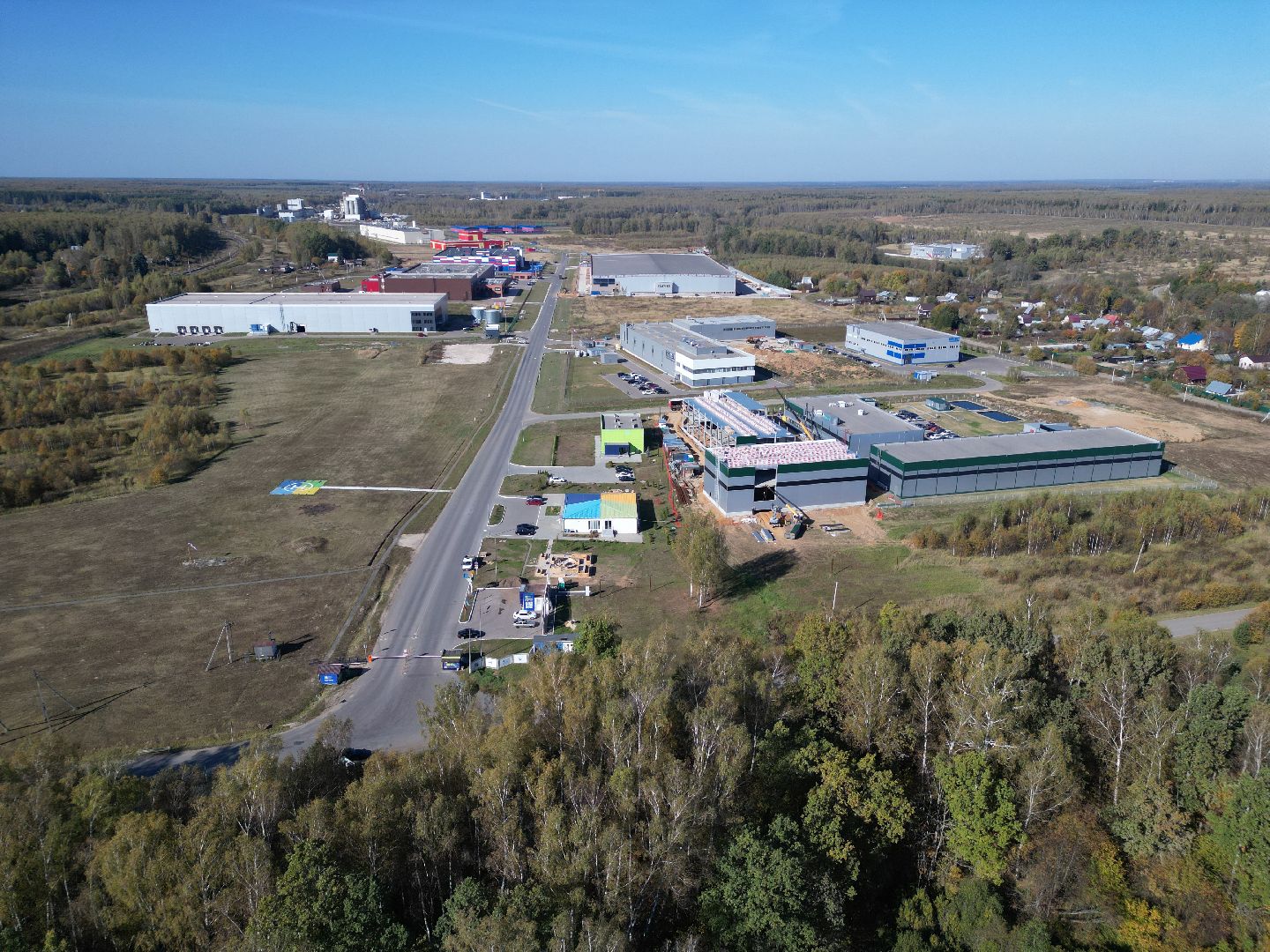видео с коптера, ступино, оэз ступино, экономика,