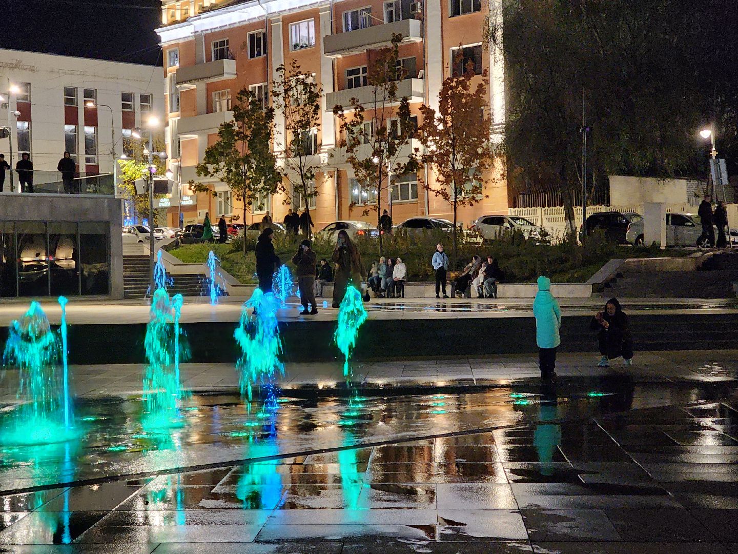 ногинск, жители, общество, фонтанная площадь, шоу фонтанов, концертная программа, фонтаны,