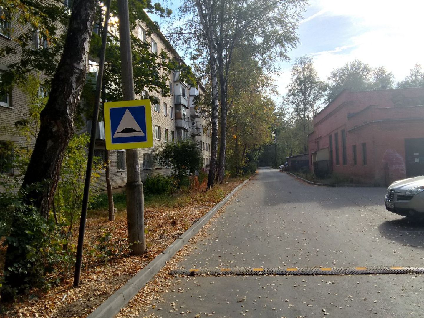 дорожные знаки, дорожные знаки во дворах, лежачие полицейские, благоустройство, дороги, пушкино, безопасность дорожного движения,