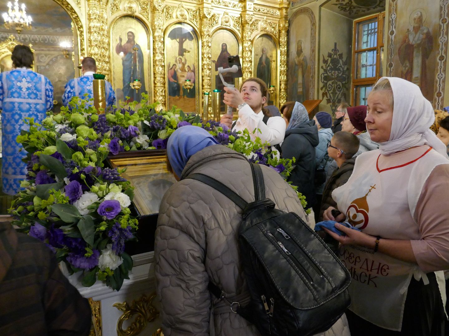 Подольск, казанская икона божьей матери, сво, молебен о победе, православие, архиепископ,