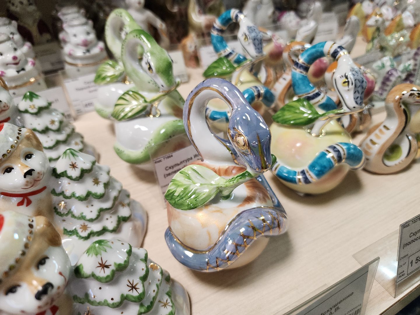 дулевский фарфор, символ нового года, ликино-дулево, орехово-зуевский округ,