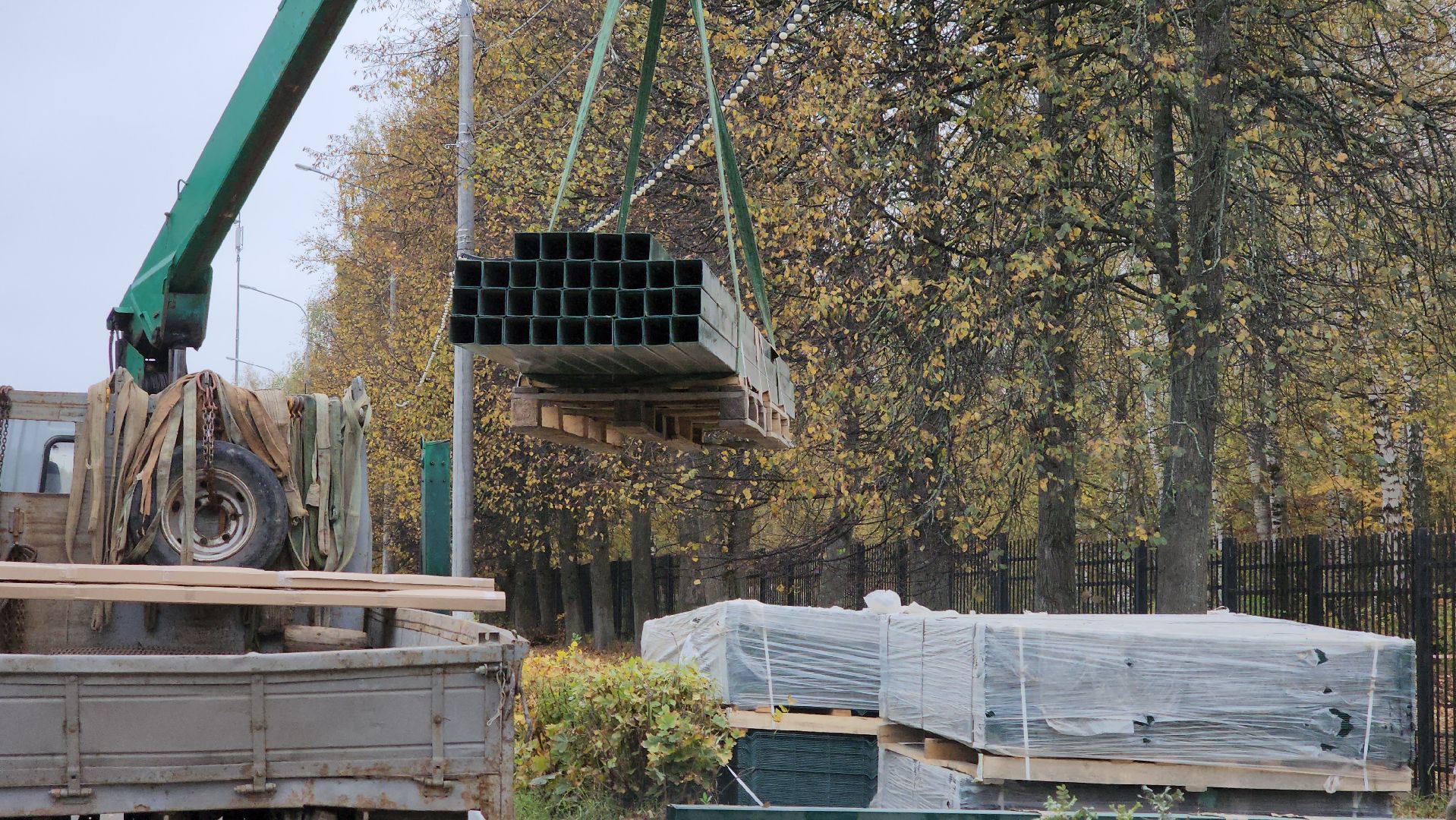 кашира, городской парк, ремонт, спортивная площадка,