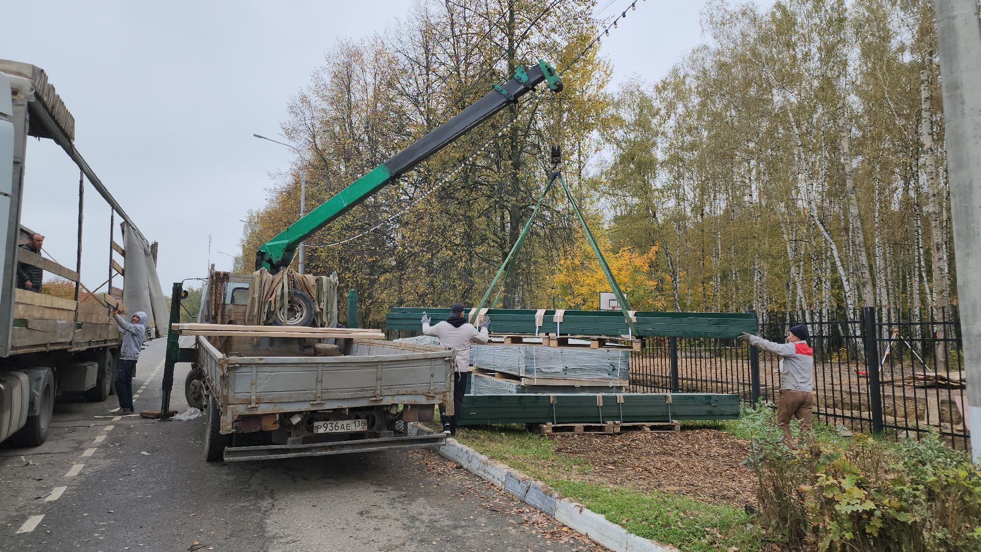 кашира, городской парк, ремонт, спортивная площадка,