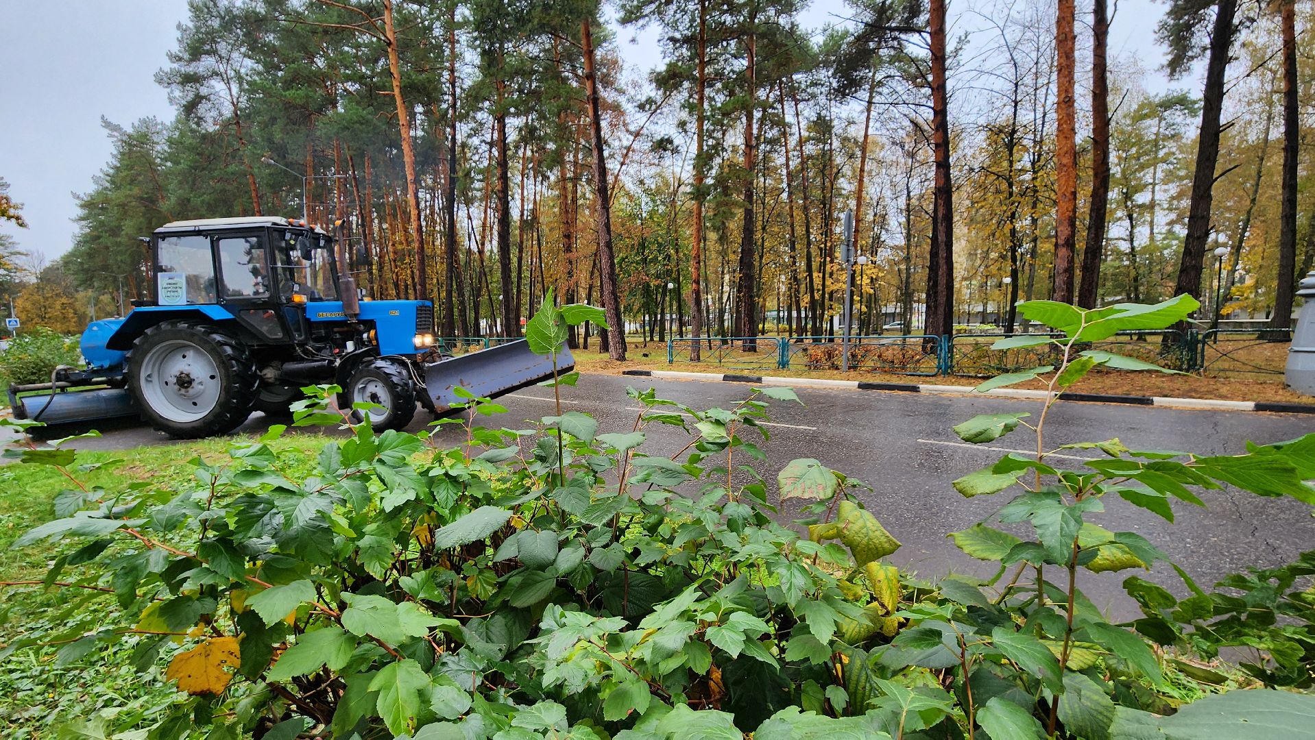 благоустройство, комбинат благоустройства, протвино, готовность к зиме, техника,