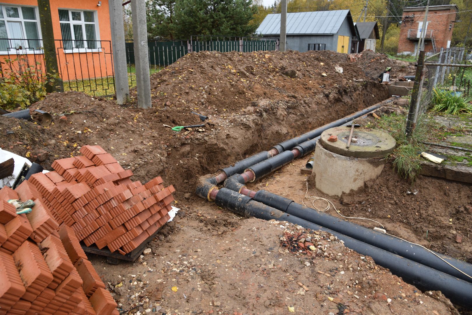 лотошино, новолотошино, жкх, коммунальная инфраструктура, теплотрасса, трубы, замена теплотрассы, замена труб,