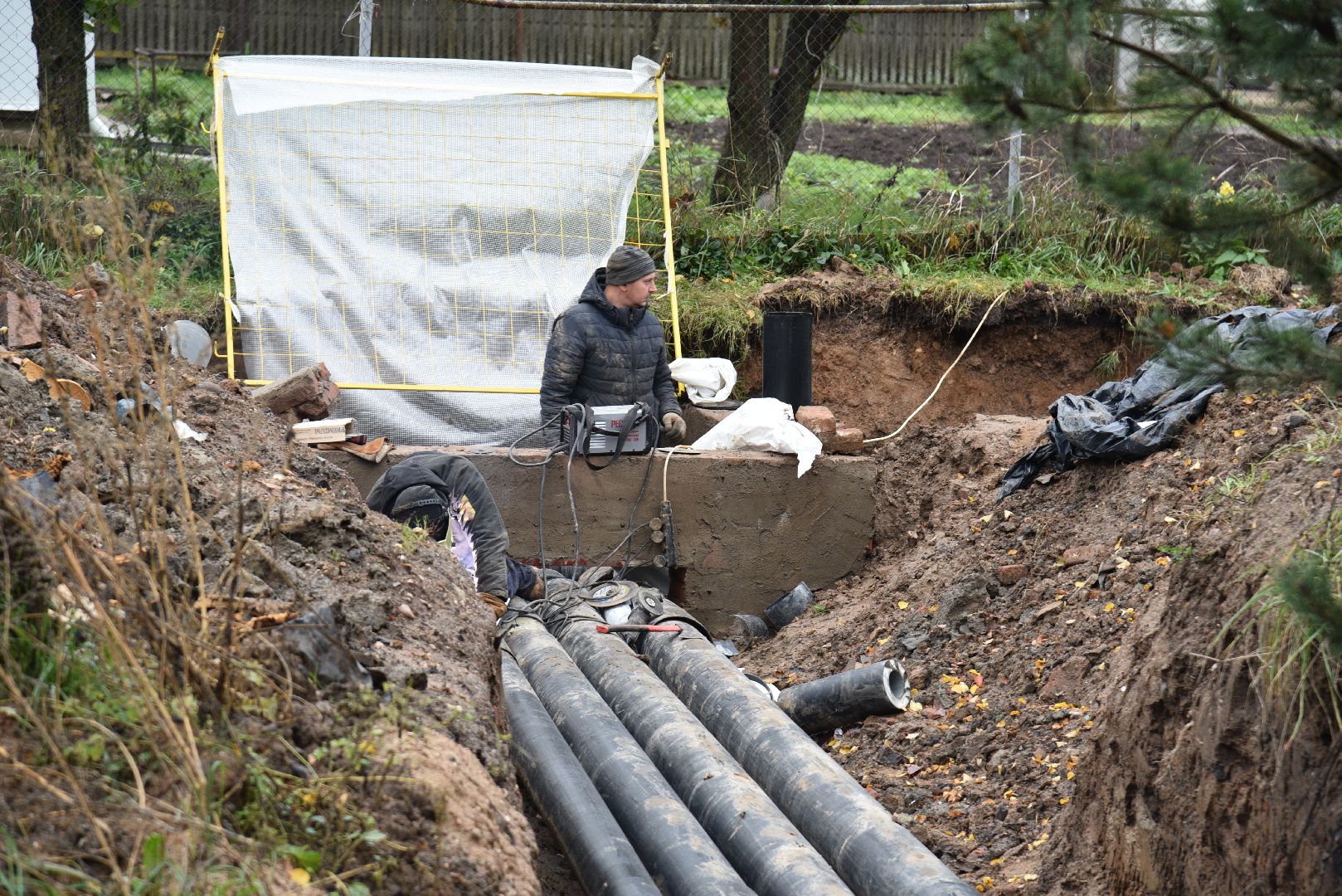 лотошино, новолотошино, жкх, коммунальная инфраструктура, теплотрасса, трубы, замена теплотрассы, замена труб,