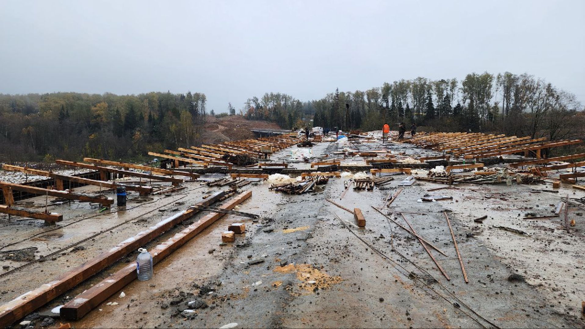 строительство, мост, дорога,