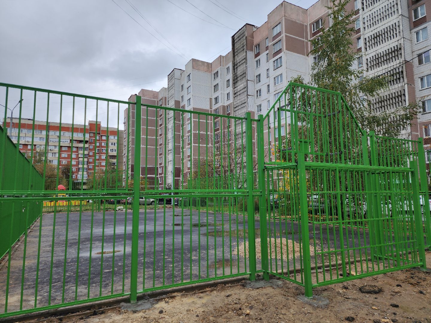 серпухов, подмосковье, новая спортивная площадка, улица Новая, комплексное благоустройство,