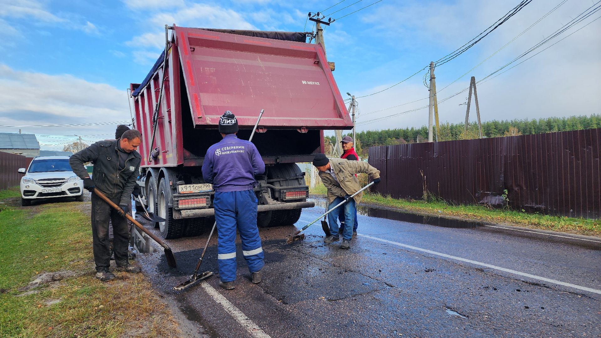 ямочный ремонт, дороги, Рошаль, городской округ Шатура,