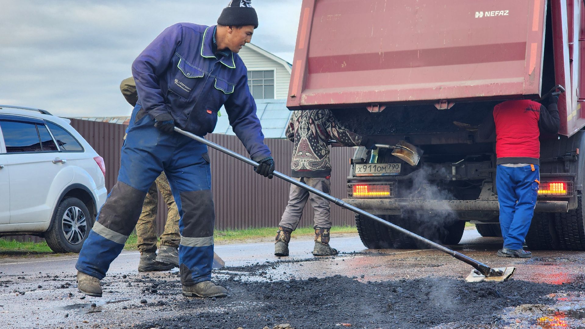 ямочный ремонт, дороги, Рошаль, городской округ Шатура,