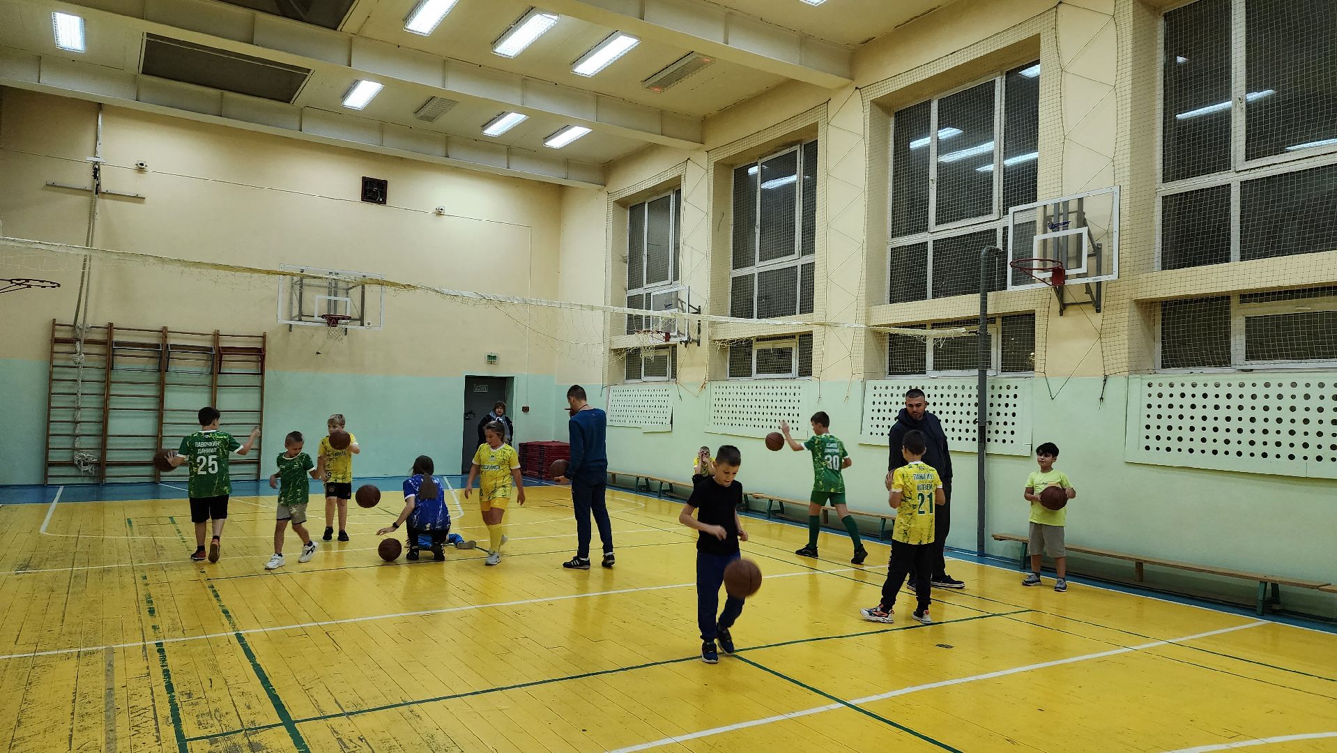 баскетбол, дети, Лобня,