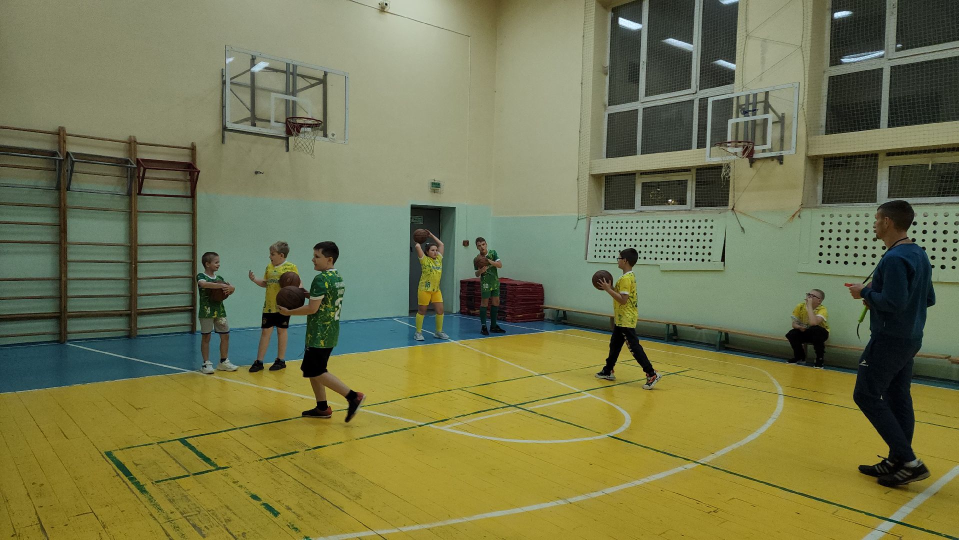 баскетбол, дети, Лобня,