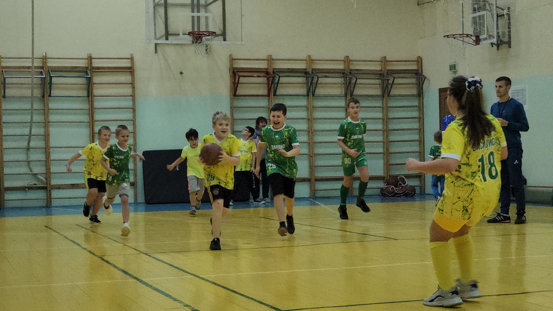 баскетбол, дети, Лобня,