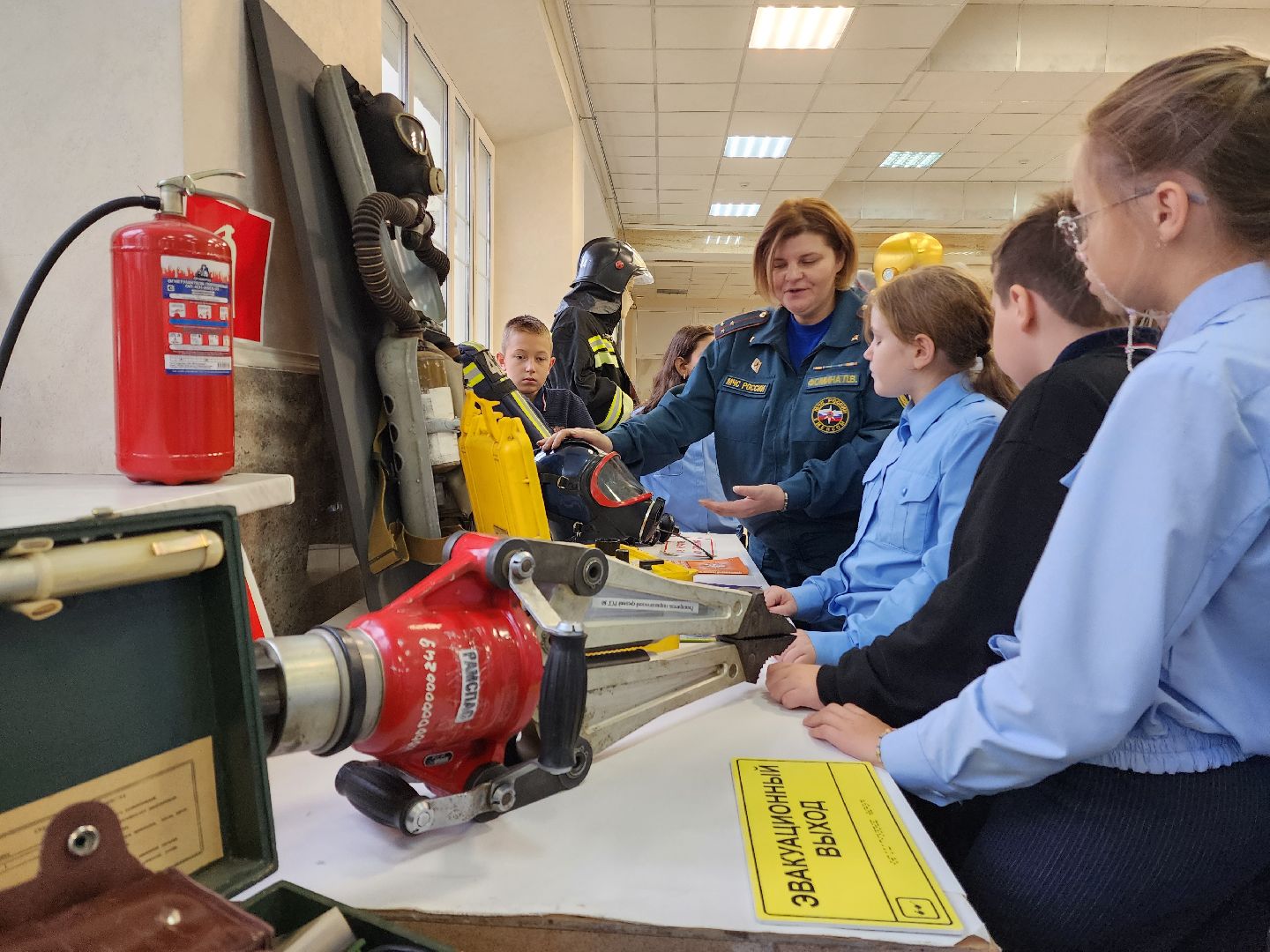 раменское, культура, выставка снаряжения пожарных-спасателей, образование,