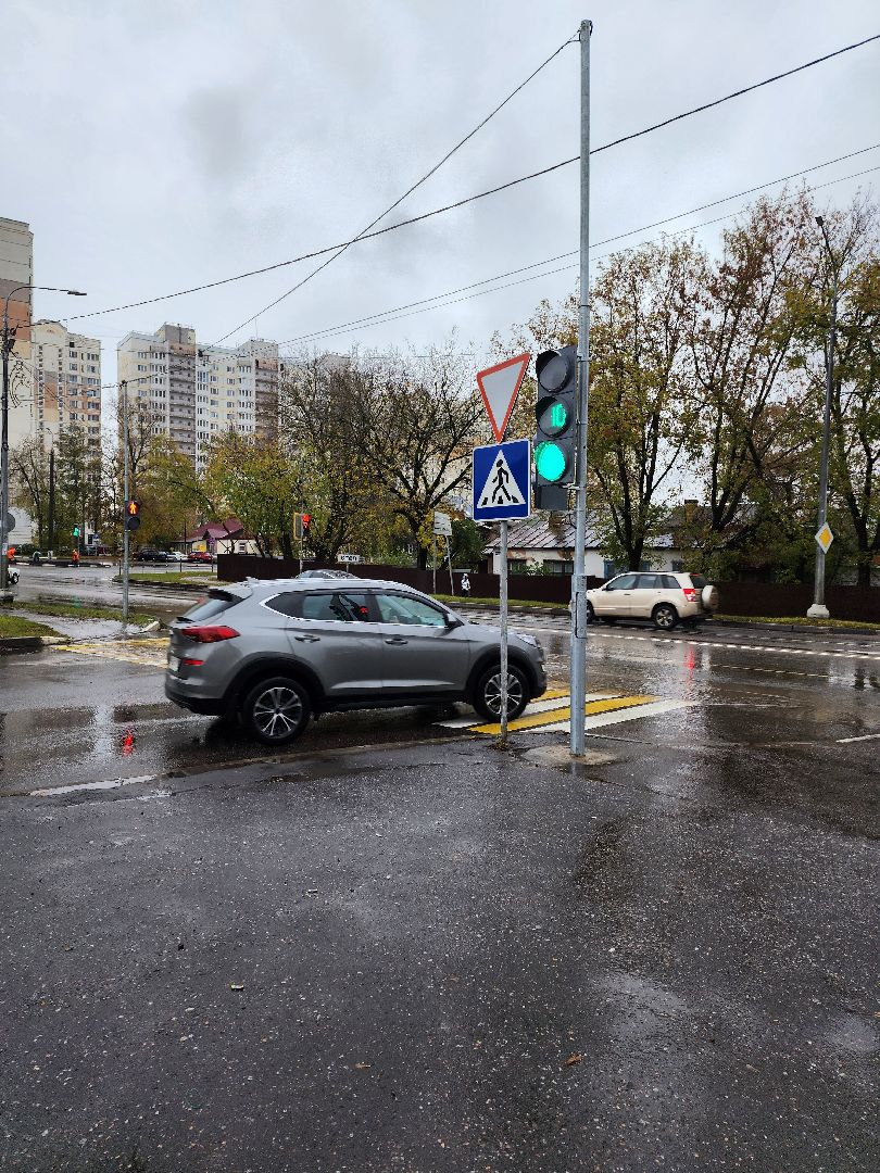 серпухов, подмосковье, новый светофор, безопасность движения,