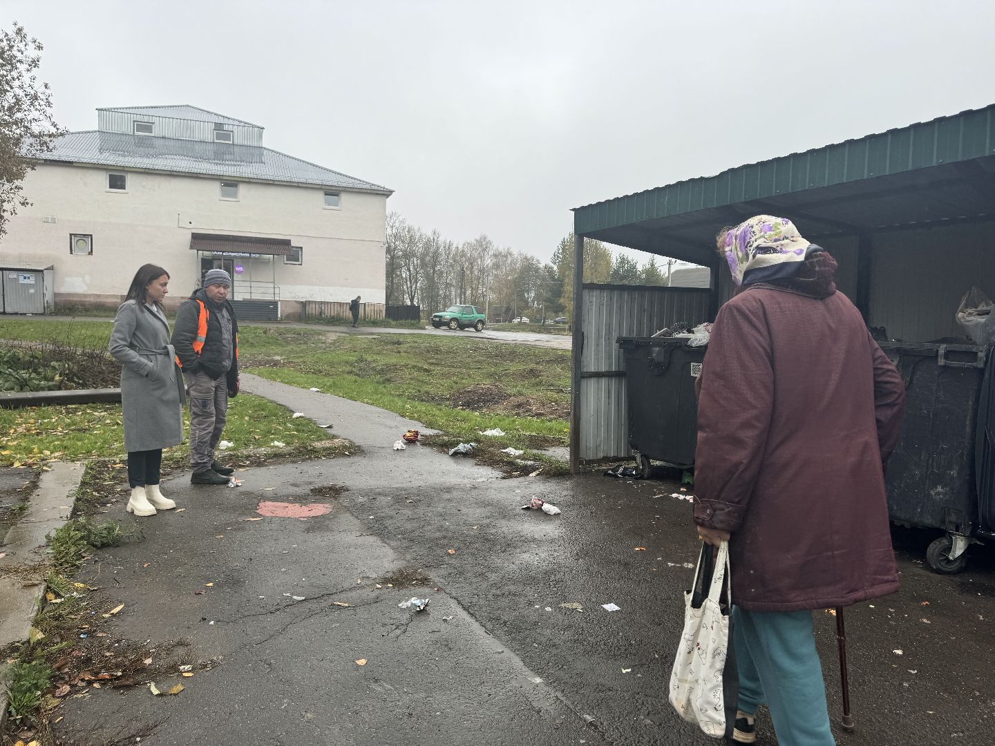 шаховская, контейнер для мусора, контейнерная площадка,