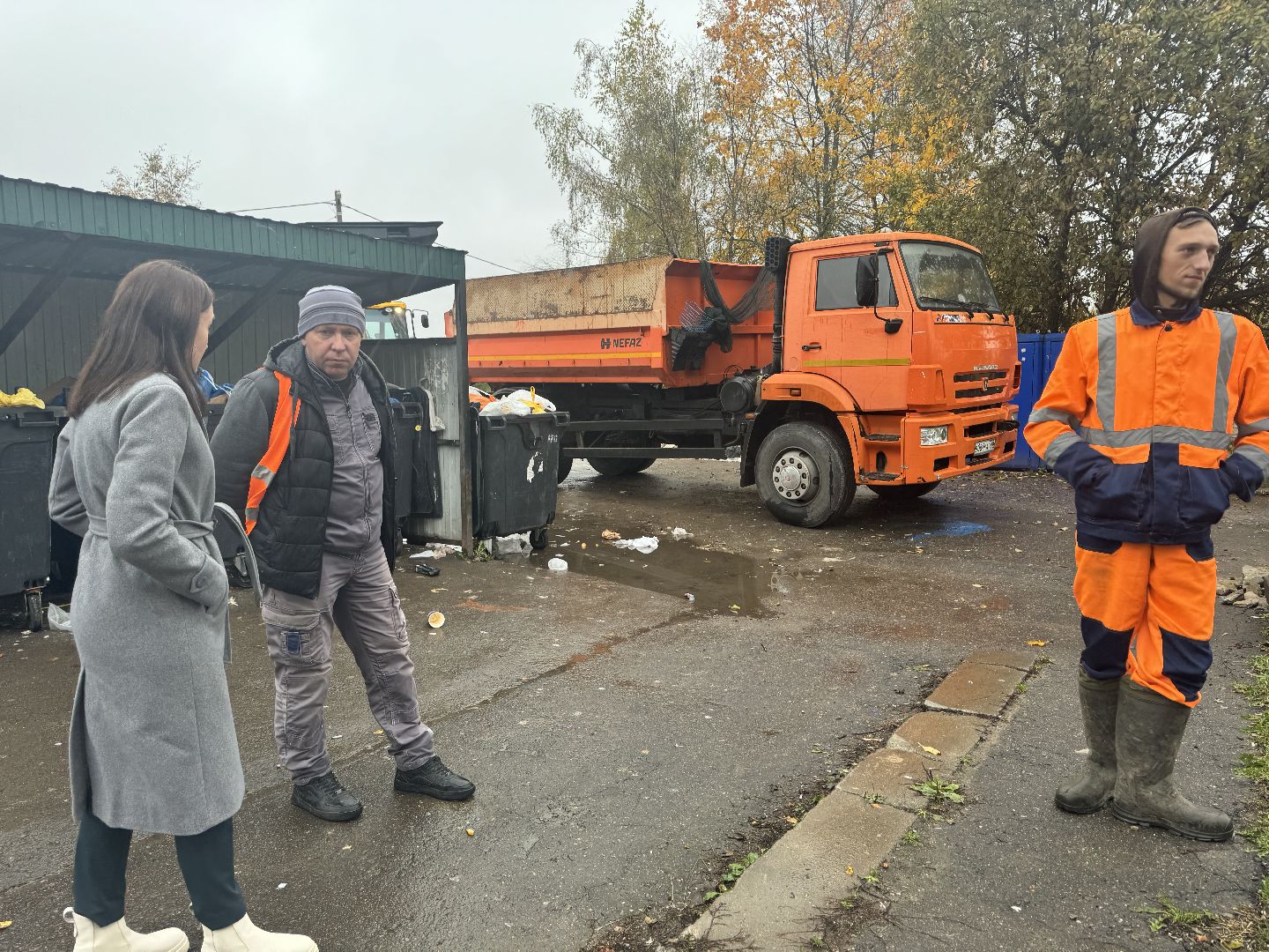 шаховская, контейнер для мусора, контейнерная площадка,