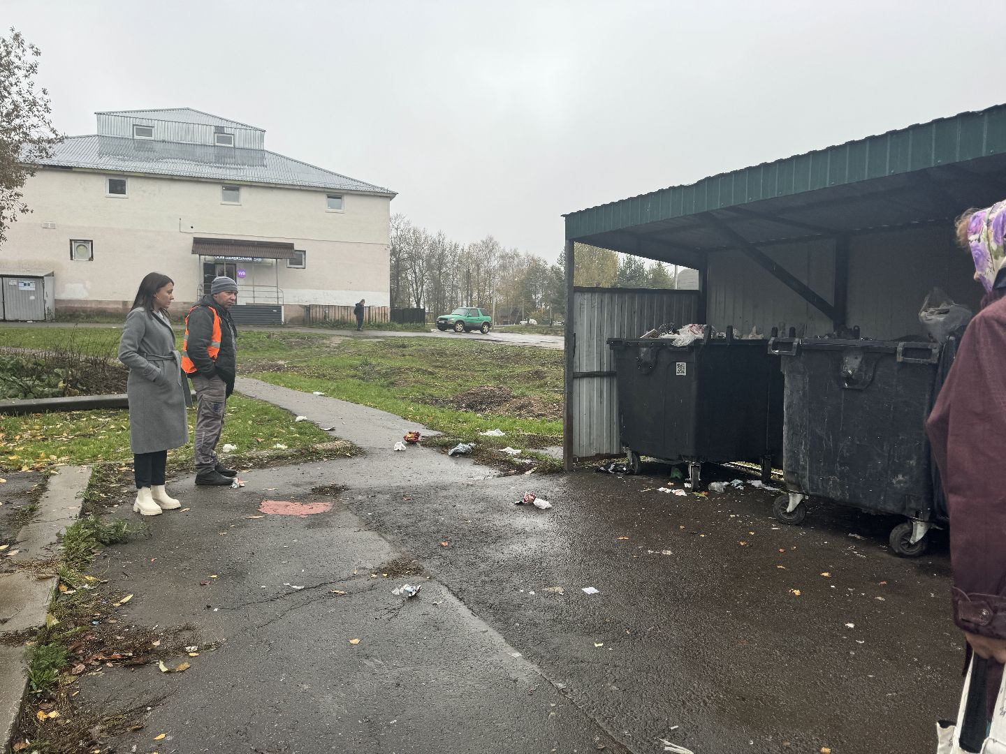 шаховская, контейнер для мусора, контейнерная площадка,