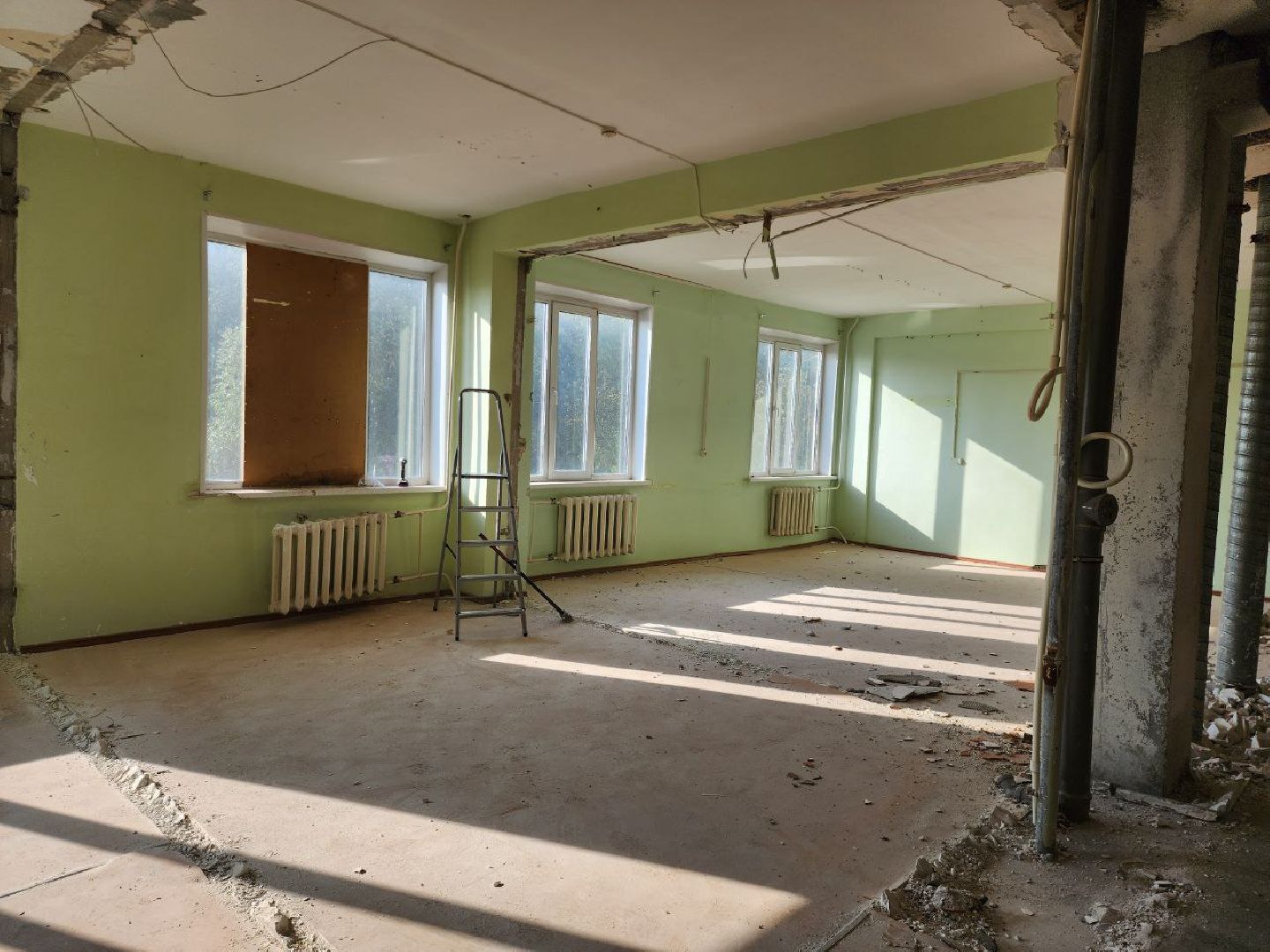 можайск, можайский городской округ, подмосковье, капитальный ремонт медучреждения, капремонт, стационар перезагрузка, демонтажные работы, медицина, здравоохранение подмосковья,