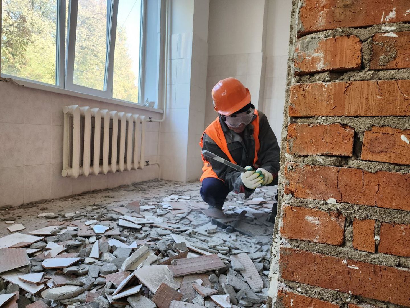 можайск, можайский городской округ, подмосковье, капитальный ремонт медучреждения, капремонт, стационар перезагрузка, демонтажные работы, медицина, здравоохранение подмосковья,